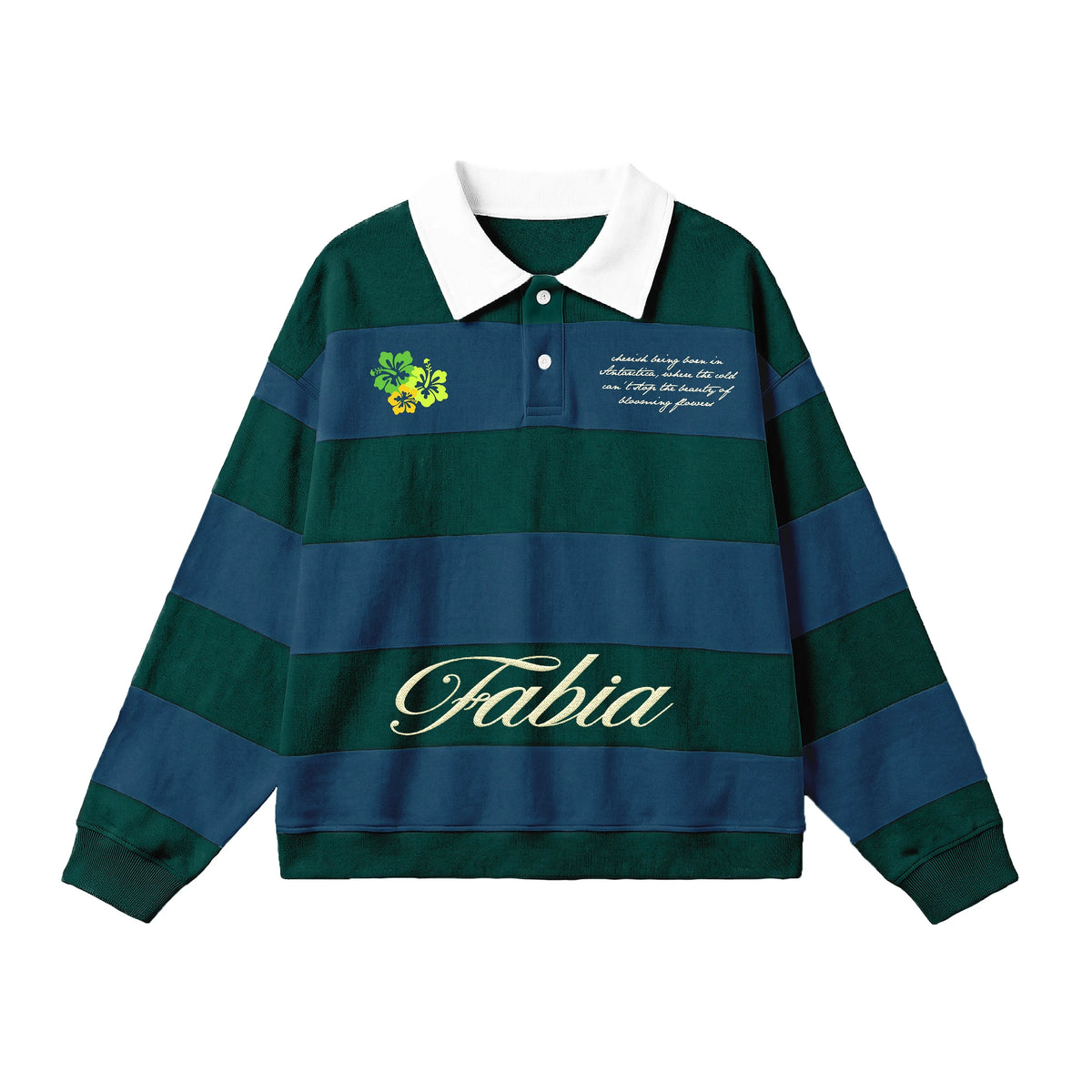 BLUE RUGBY POLO SHIRT