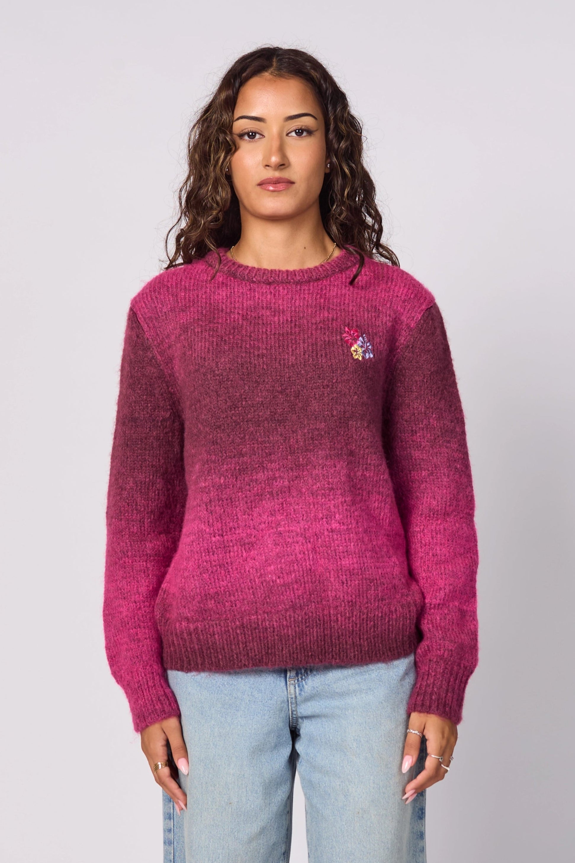GRADIENT PINK SWEATER